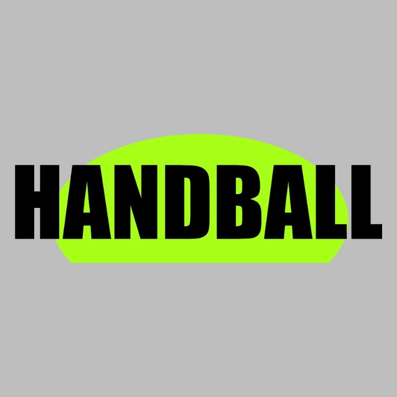 Impression néon vert néon de handball