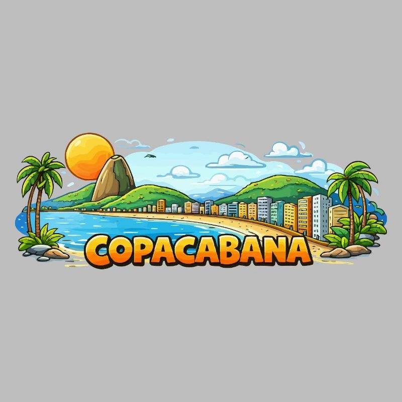 Copacabana Beach Panorama