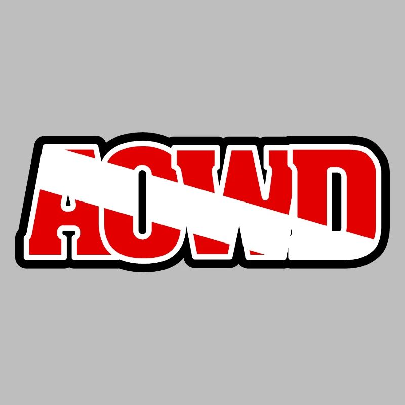 AOWD ADVANCED OPEN WATER DIVER DIVING FLAG