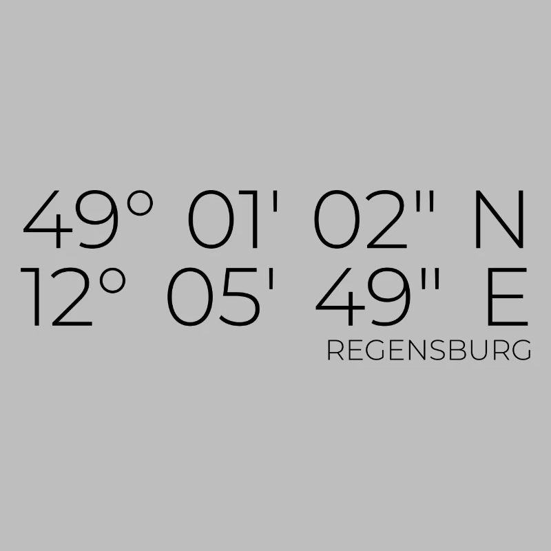 coordinates Regensburg