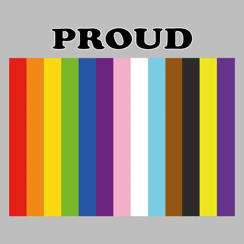 Proud Inclusive Pride Farben