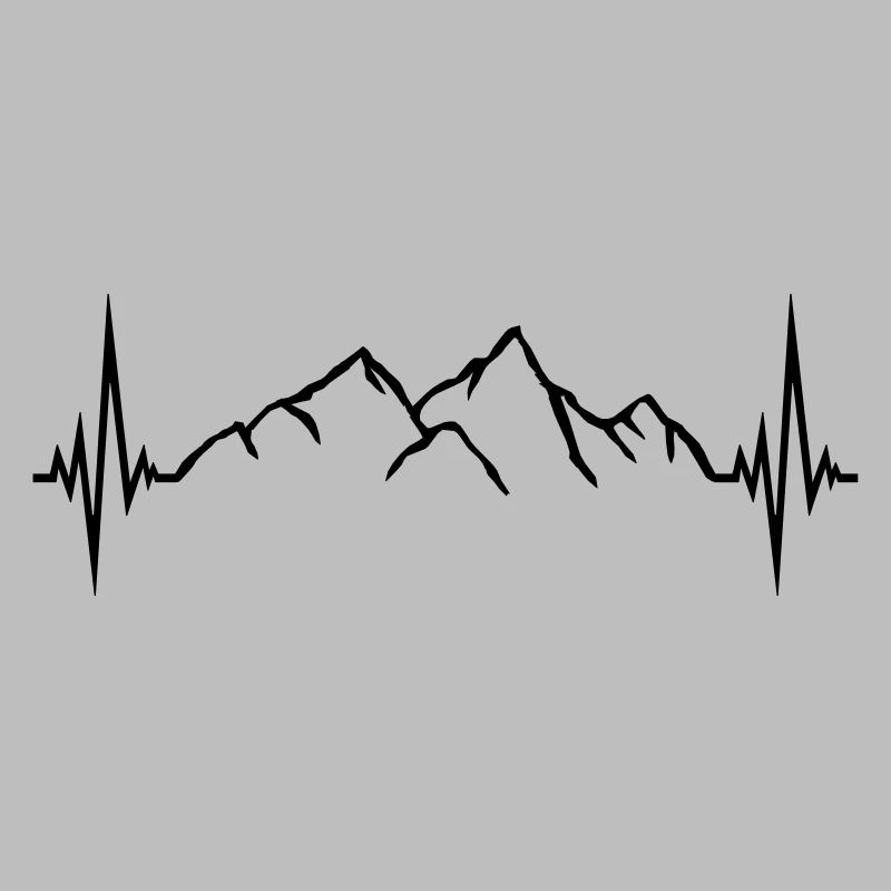 frequency pulse heartbeat mountains mountains excursion wan