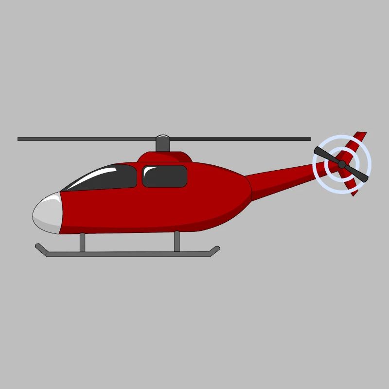 Helicopter Red