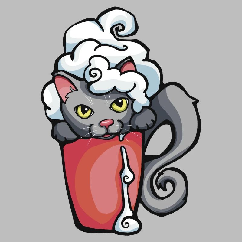 Chat de café