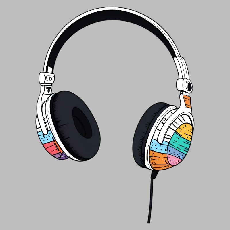 Kophörer Headset Comic Style
