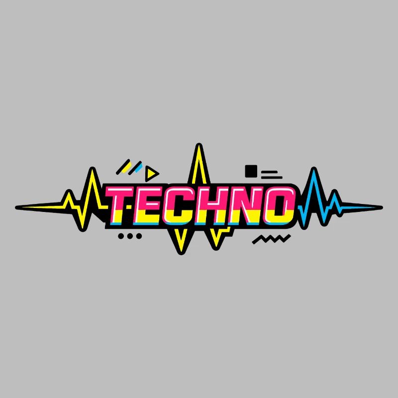 Techno Neon Pulse