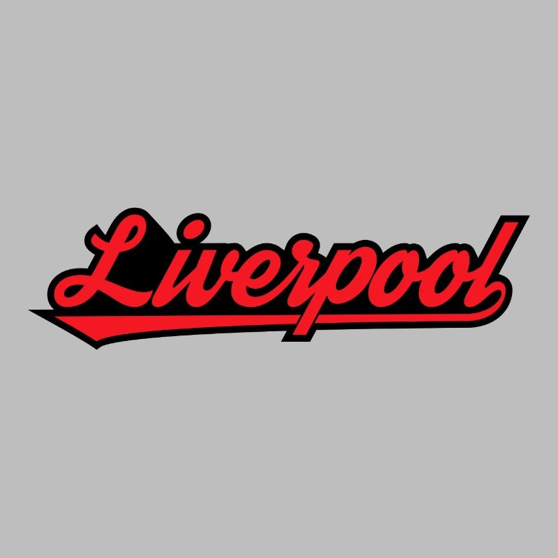 Liverpool Script on Black