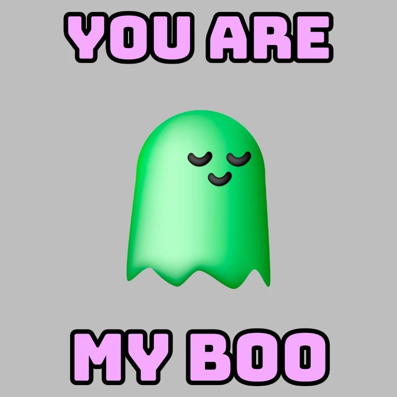 Tu es mon Boo Funny Halloween Ghost