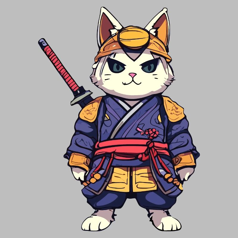 Samurai Cat #9
