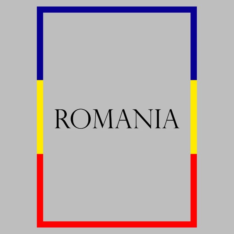 Roumanie Roumanie Lettrage de déclaration avec drapeau