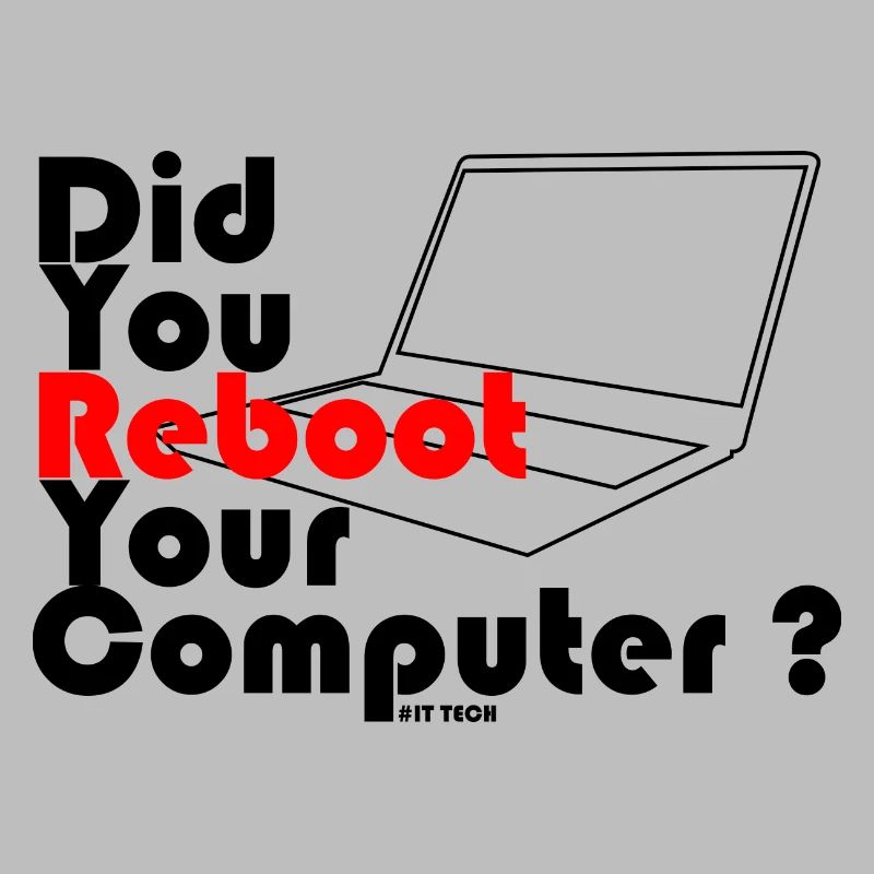 Did you reboot your computer? IT TECH