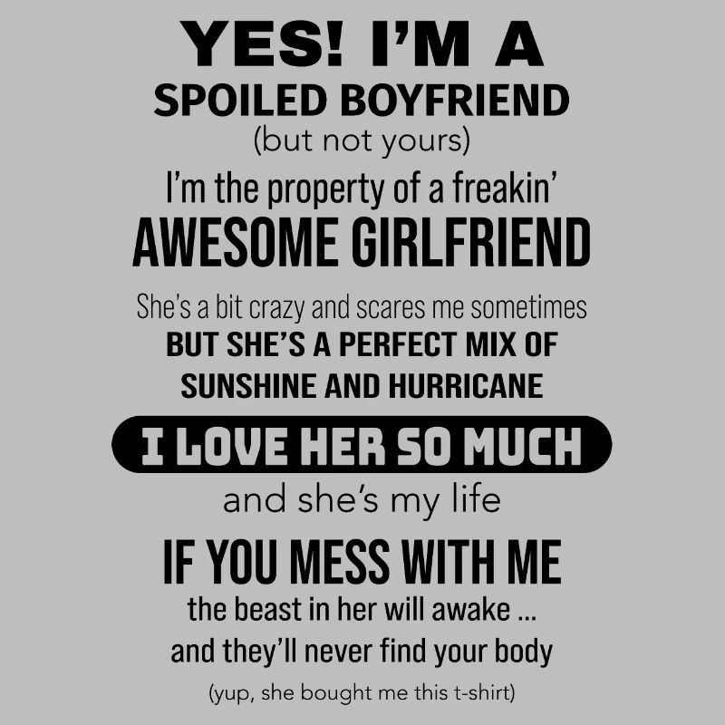 Spoiled girlfriend