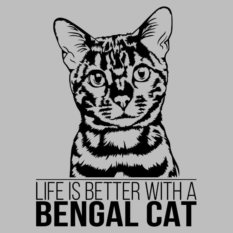Bengal La vie de chat est meilleure Chats de chat Wilsigns