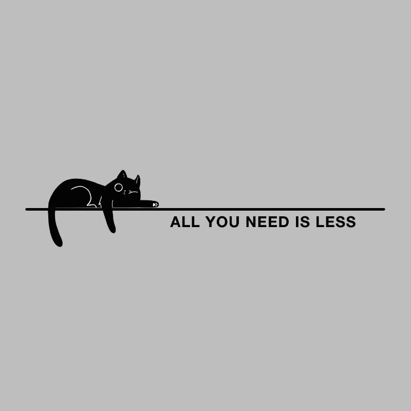 Tout ce dont vous avez besoin, c’est moins de minimalisme Déclaration de chat