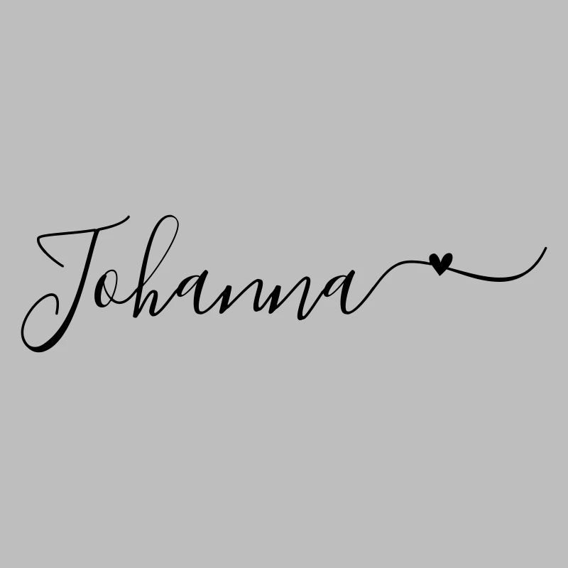 Johanna Surname First Name Decorative