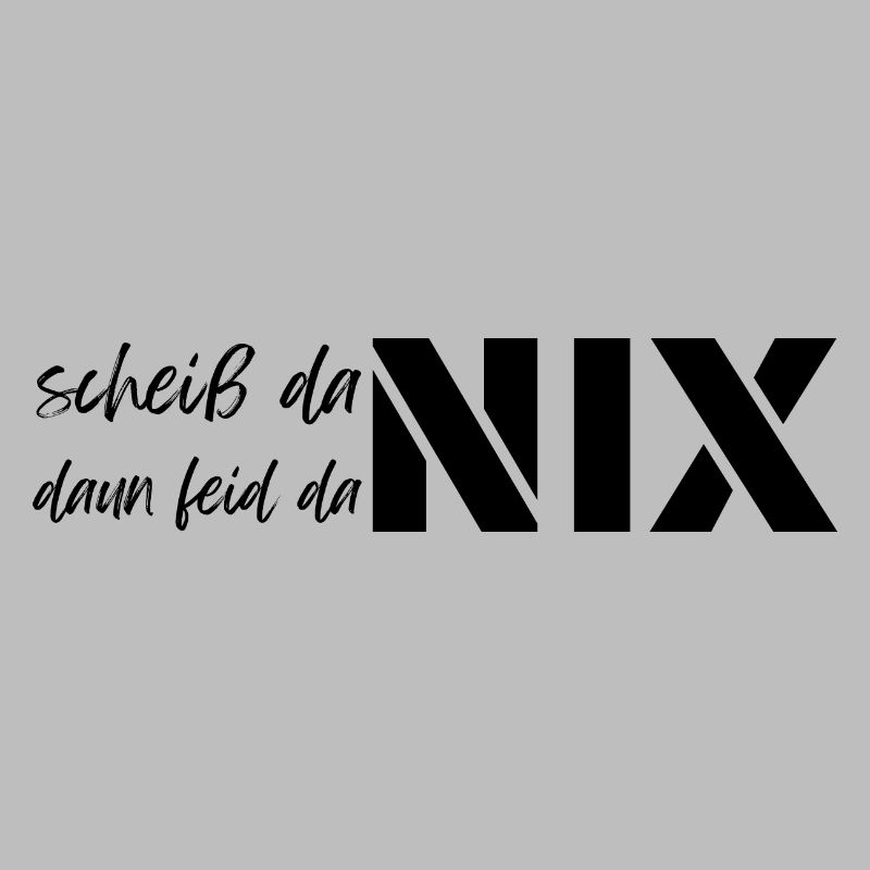 scheiß da nix daun feid da nix, Dialekt Motto