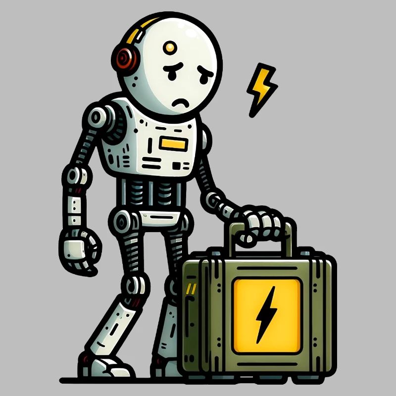 Sad Robot Energy Case
