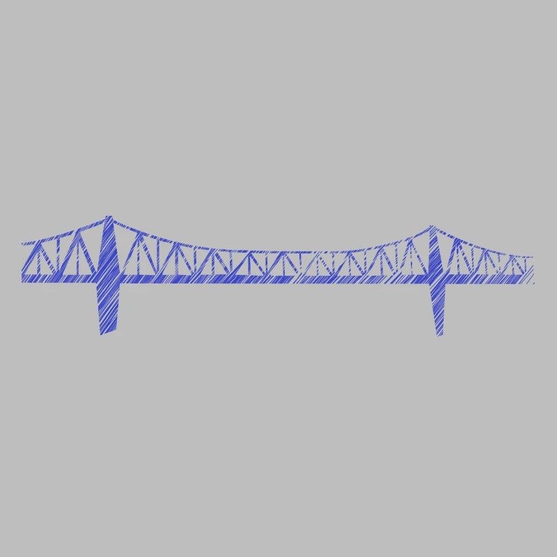 Rendsburg High Bridge – Urban Scribble Art Design
