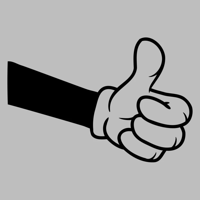 Confirm OK Comic Hand