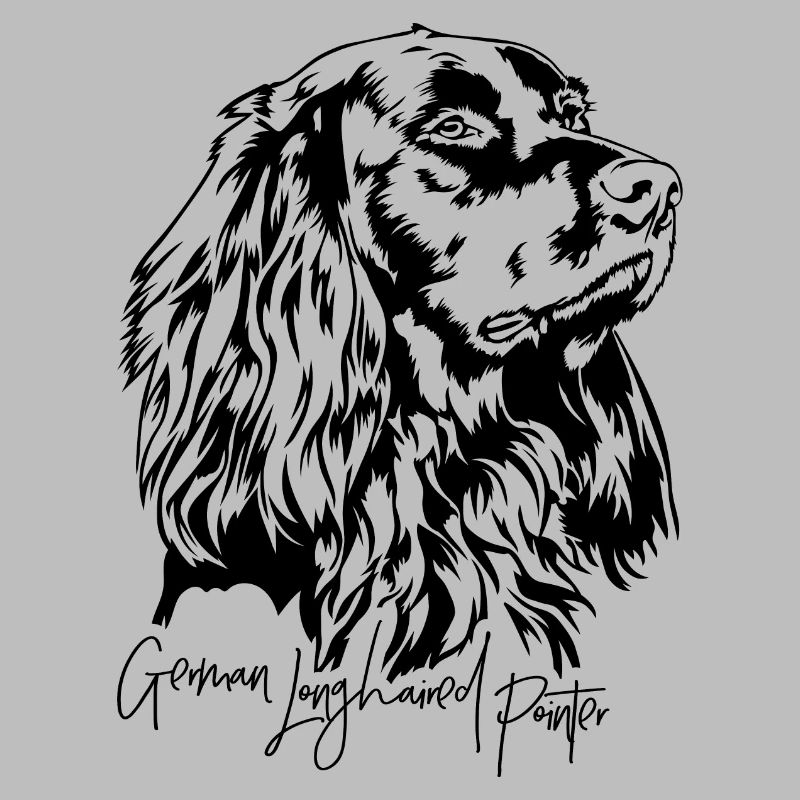 German Longhaired Pointer Jagdhunde Hunde Wilsigns