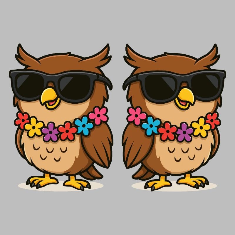 Collier de fleur de hibou 2