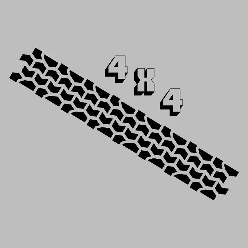 Tire tracks 4x4