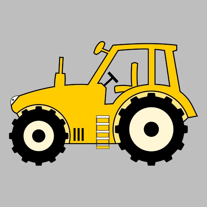 Tractor yellow