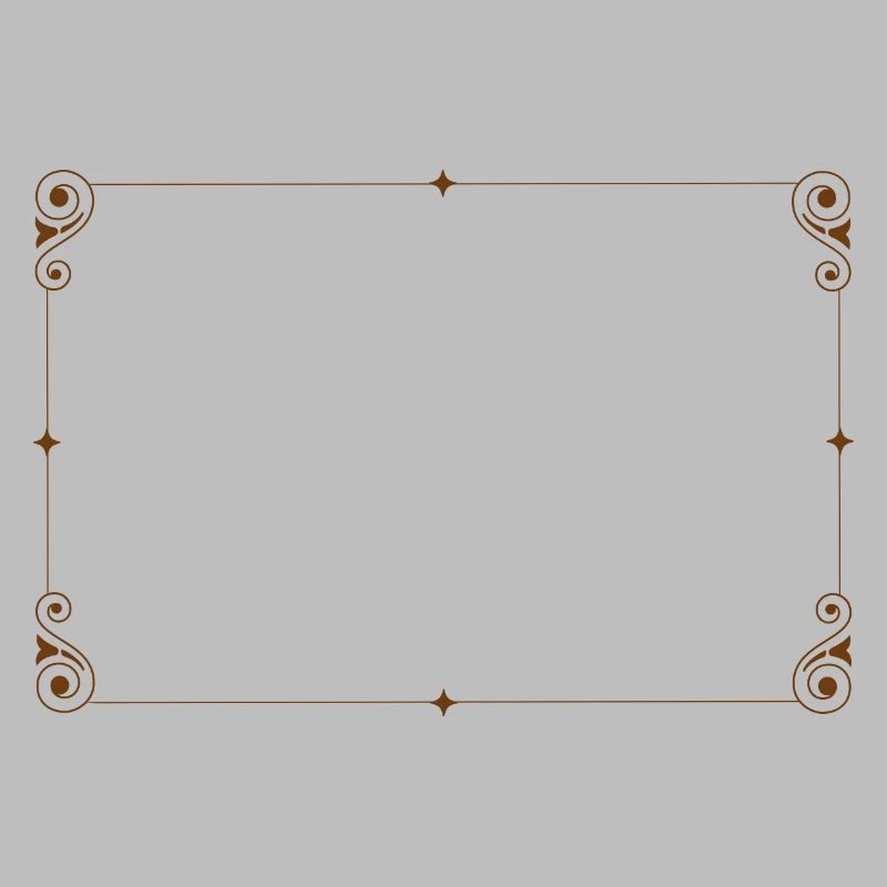Nostalgia Frame, Square, Ornament