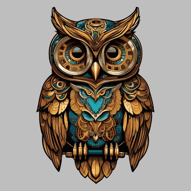 Steampunk Eule