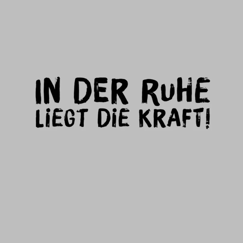 Kraft durch Ruhe