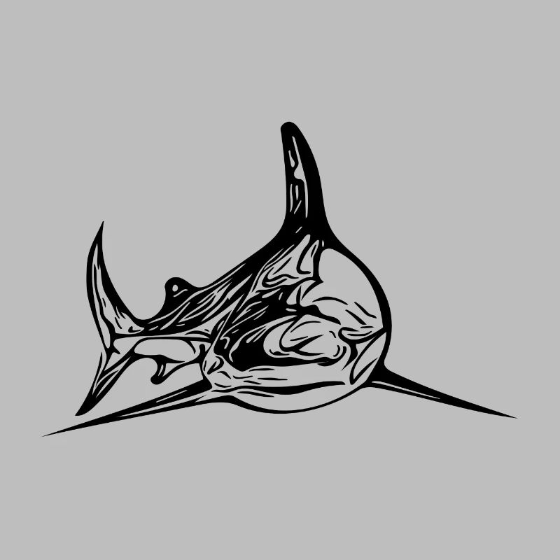 Élégant requin tigre vintage