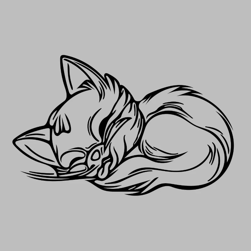 Cute cute sleeping kitten