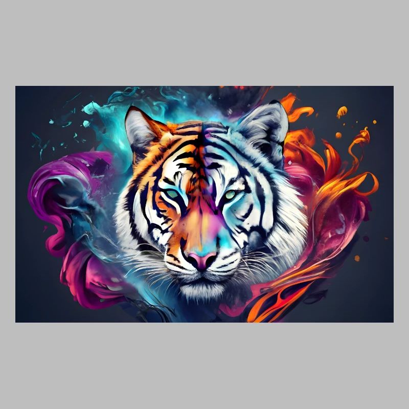 colorful tiger
