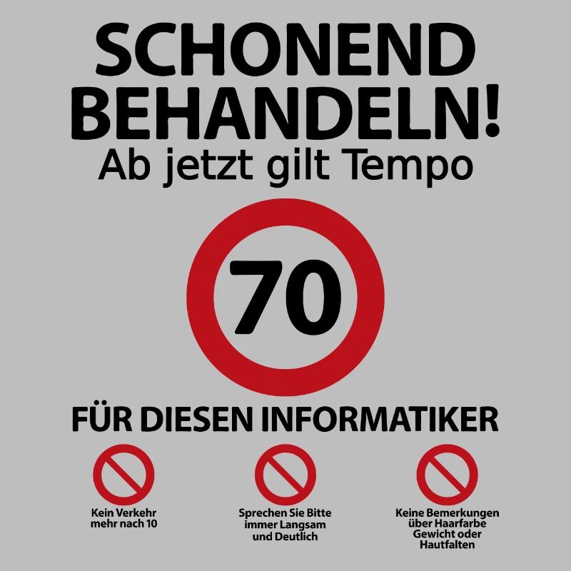 70 Geburtstag Informatiker Geburtstagsgeschenk