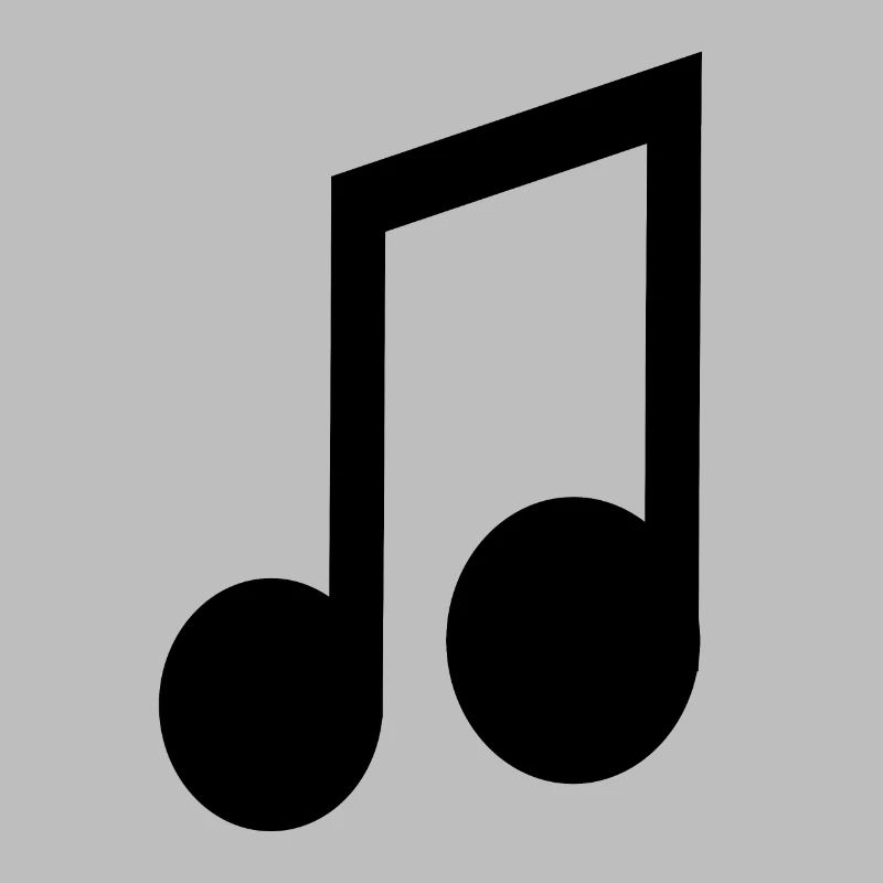 music note in black notes