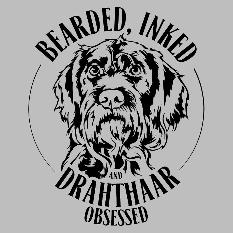 Bearded Inked Drahthaar Obsessed Deutsch Drahthaar