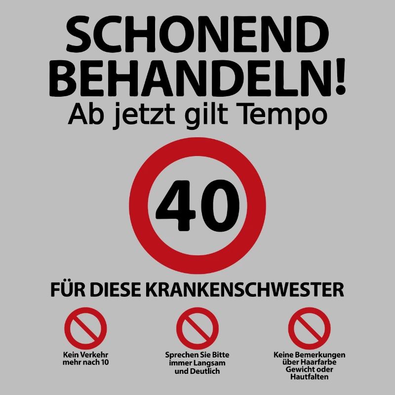 40 Geburtstag Krankenschwester Geburtstagsgeschenk