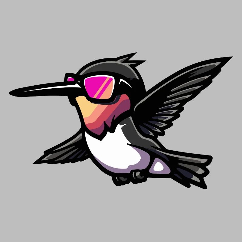 Kolibri Vogel Comic Cool