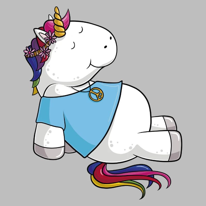 Hippie Einhorn Comic