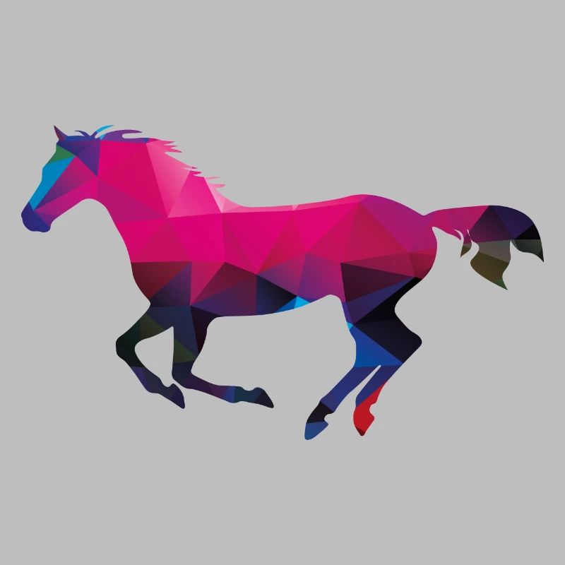 Cheval Low Poly Animaux