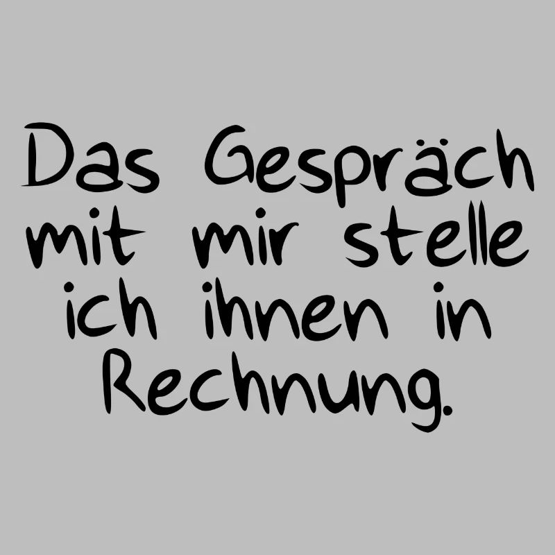 Das Gespräch mit Rechnung