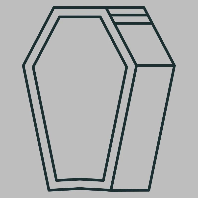 forme de cercueil en 3D