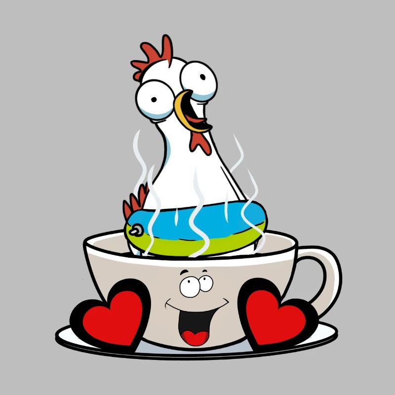 Coffee Break Cup Chicken Morning Grouch