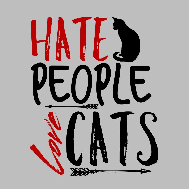 Ich hasse Menschen Katze
