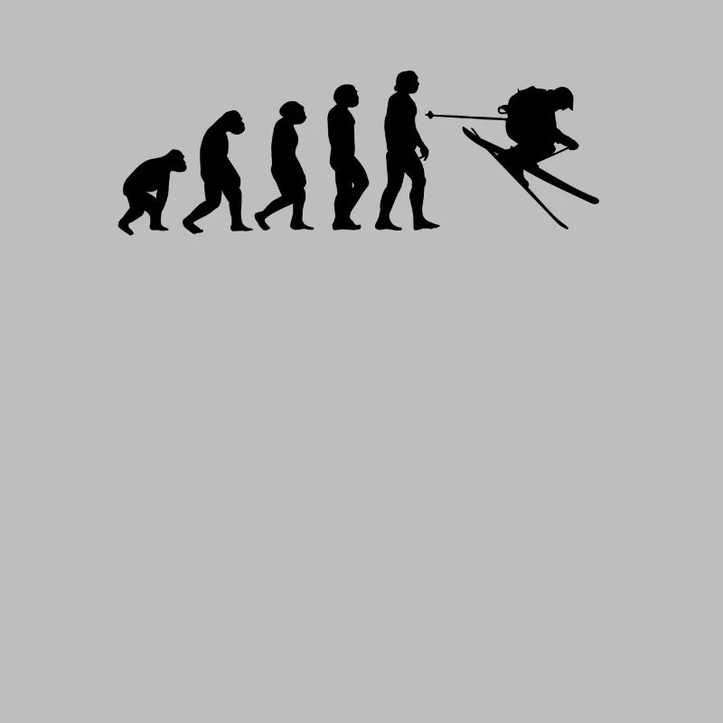 Tshirt Ski Evolution