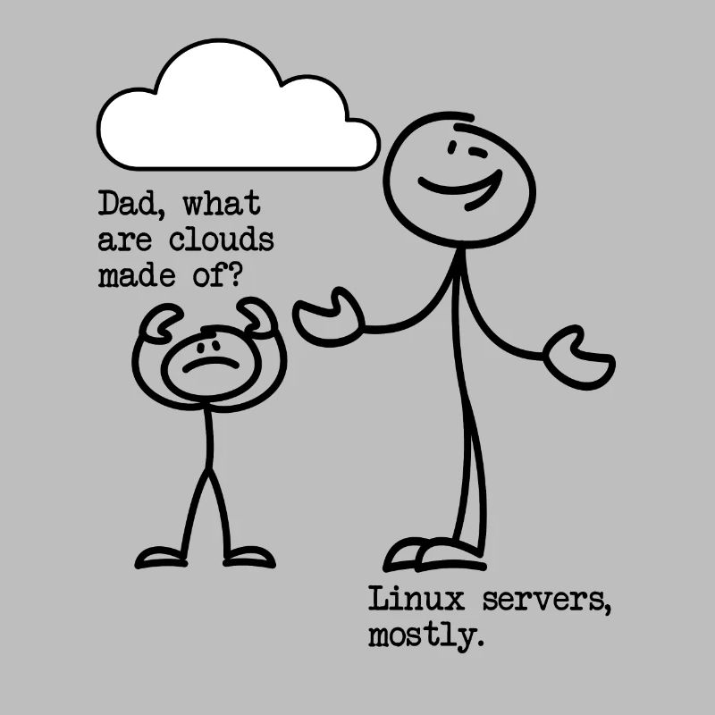 De quoi sont faits les nuages? Serveurs Linux principalement!