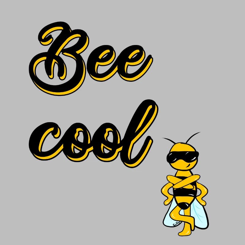 Bee cool bee dark font