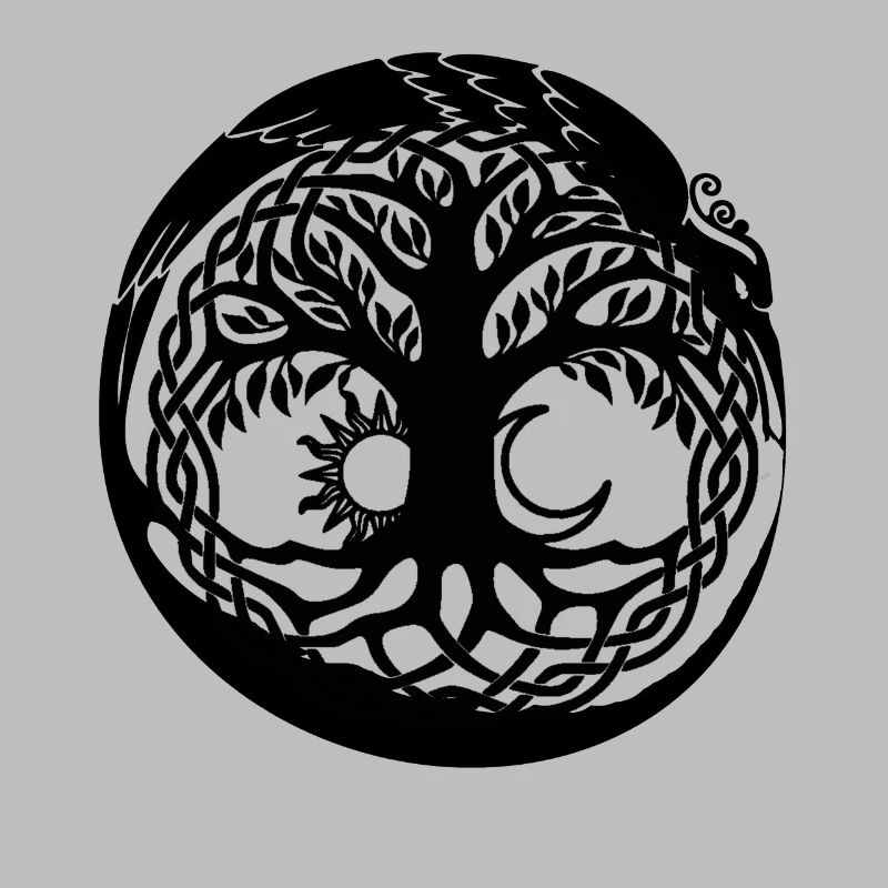 Celtic Ireland Viking Celtic Knot Pattern Tree