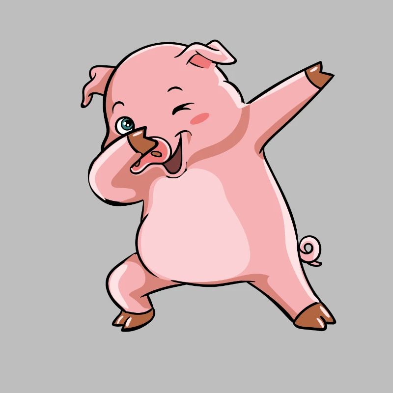 Dabbing Schwein Sieger Sau