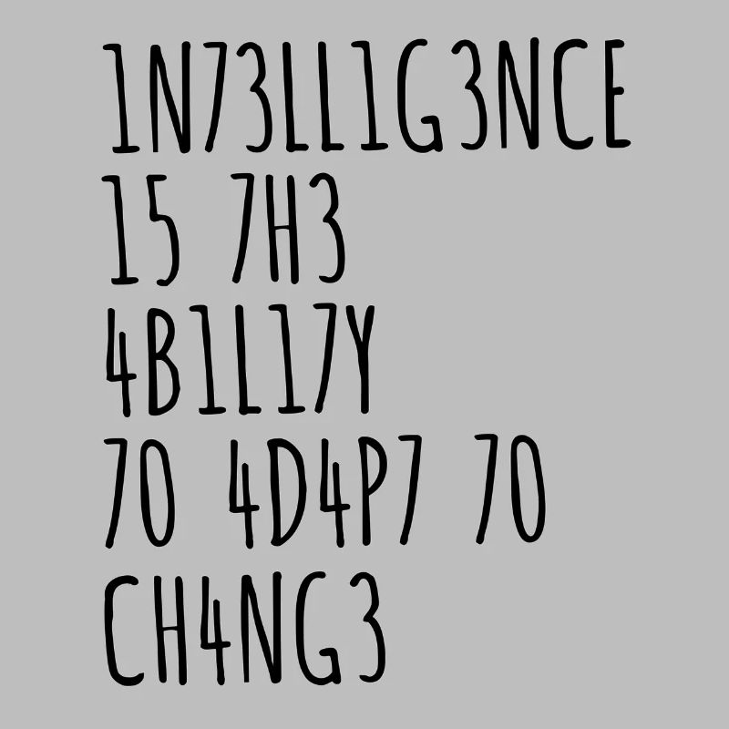 Intelligence funny saying
